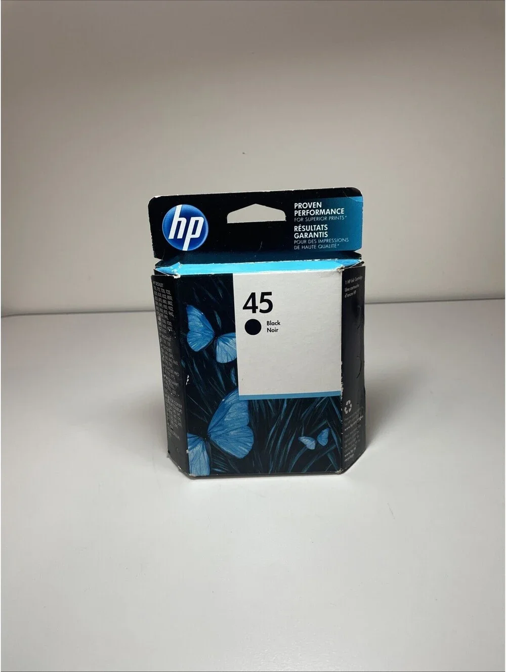 05/2020 Genuine HP 45 Black Ink Cartridge 51645A OEM Sealed Box